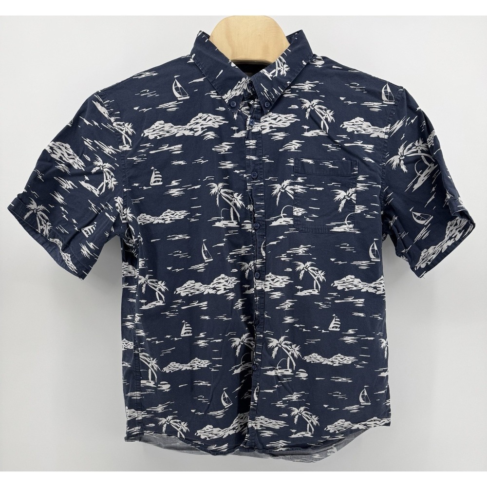 Jachs New York Hawaiian Shirt Men's Size 2XL Cotton Floral Tropical Aloha